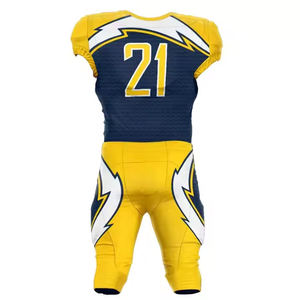 Uniformes de fútbol americano totalmente personalizados, añade nombre, logotipo y número, Diseña tus propias camisetas de fútbol americano, uniforme de equipo único - Product Image 5