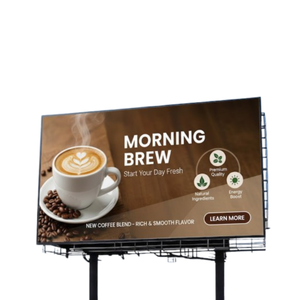 Pancarta Flexible Impresa con UV Personalizada, Cartel Publicitario para Exteriores, Pancarta de PVC - Product Image 1