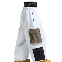 Pantalon Baggy Homme Hiver Neuf Coupe-Vent Imperméable Isolation Thinsulate 100% Polyester pour Snowboard et Ski – Vente en Gros