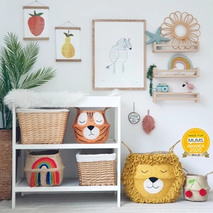 Vietnam Eco Seagrass Panier de rangement élégant avec double poignée pour le stockage décoratif en gros avec prix d'usine direct - Product Image 5