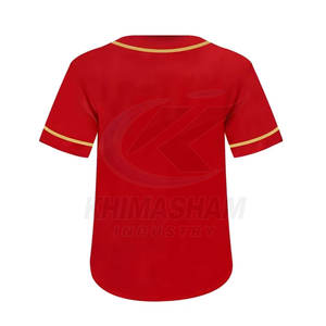 Camiseta de Béisbol Personalizada para Hombre, Corte Ajustado, Manga Corta, Transpirable, de Secado Rápido, Diseña Tu Propio Uniforme de Equipo - Product Image 3