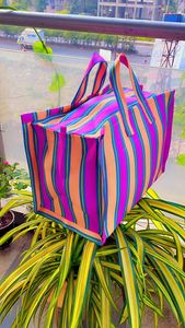 <b>Nylon</b> Shopping <b>Bags</b> Recycled Eco-friendly Plastic Sustainable Large <b>Bags</b> Shopping <b>Bags</b> Made in India Bulk Polypropylene - Product Image 3