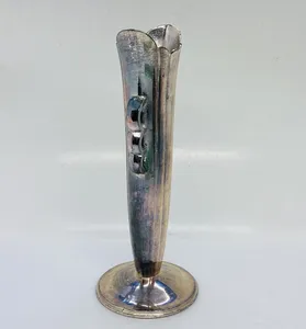 Florero de metal de lujo de hierro costero respetuoso con el medio ambiente hecho a mano florero interior de gama alta de diseño real clásico - Product Image 4