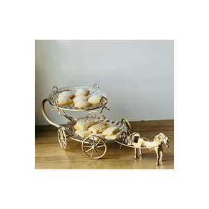 Bandeja de Servicio de Dos Pisos con Diseño de Caballo, Apta para Alimentos, Origen TR - Product Image 2