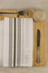 Serviette bistro 100% coton-Vert olive durable à séchage rapide tissé pour un usage domestique - Product Image 6