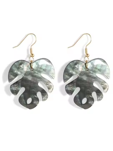 Pendientes de Moda con Diseño de Cuerno, Joyería Artesanal Natural, Pendientes con Diseño de Cuerno de Crescent Crafts - Product Image 3