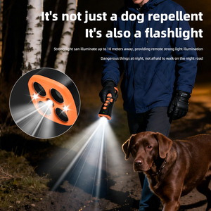 Repelente y Entrenador de Perros Portátil Recargable para Exteriores con Control Ultrasónico de Ladridos de 49 pies, Plástico Resistente, Batería con Duración de Más de 20 Horas - Product Image 3
