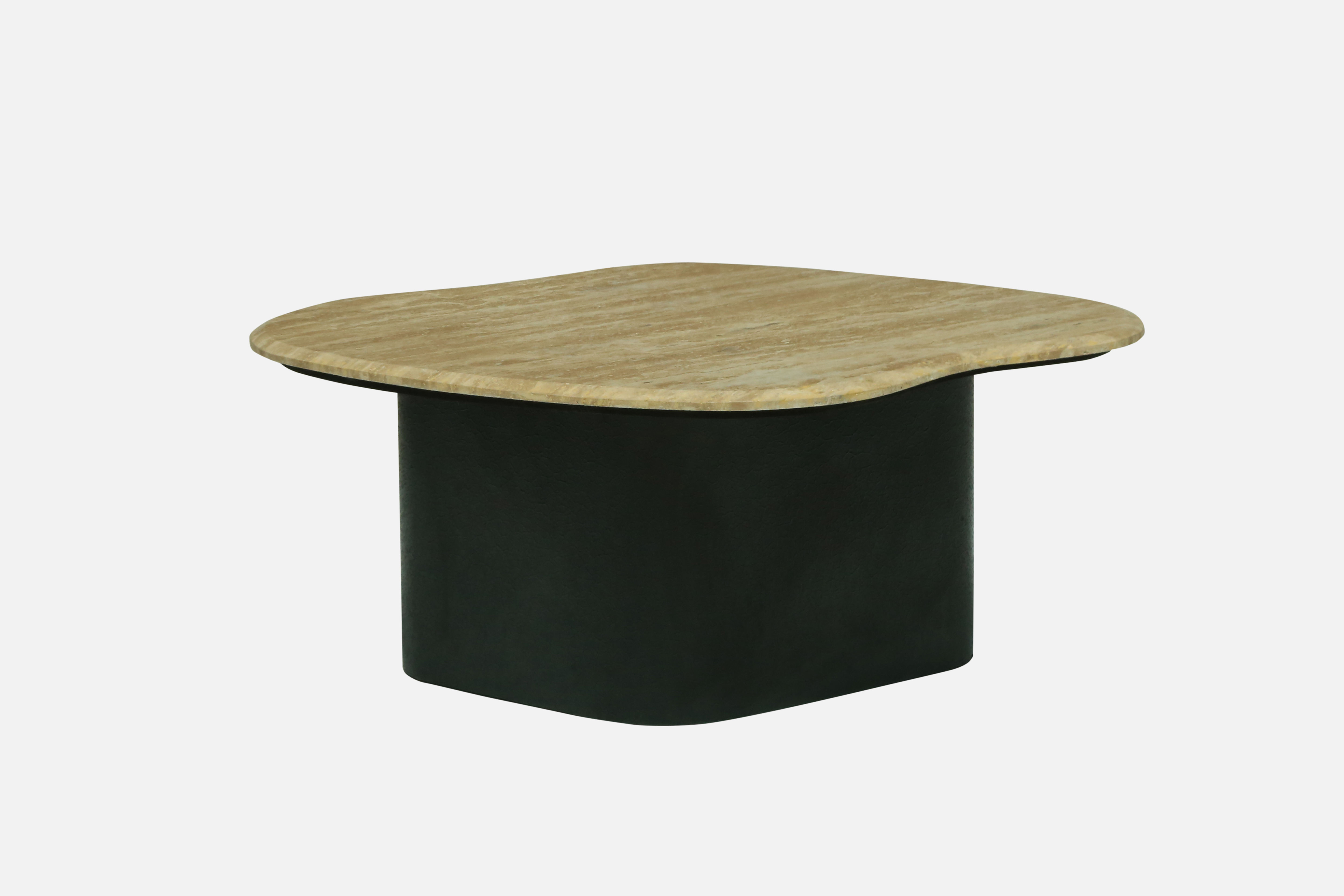 Rough texture on base in black color