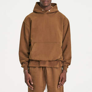 Sudadera con capucha de lana cálida de invierno para hombre hecha a medida, ropa de talla grande para niño con estampado de diseñador, sudaderas con capucha - Product Image 2