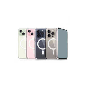 Coque de protection transparente en polycarbonate rigide gaufré de qualité supérieure compatible MagSafe pour iPhone 15 Pro - Product Image 4