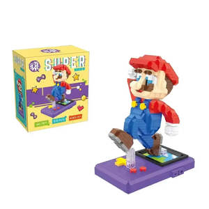 For Super Mario Yoshi Micro Blok Set <b>Plastic</b> ABS Figurinas <b>Block</b> Set - Product Image 2