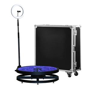 New Spinning 360 Photo Booth Photobooth Machine Led Light Slow Motion Rotating 360 Video Booth Photobooth Automatic Video Booth