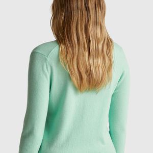 Suéter de Cuello Redondo de Poliéster para Mujer al por Mayor, Sudadera con Forro Polar en el Interior - Product Image 2