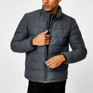 Chaqueta acolchada de poliéster hecha con logotipo personalizado al por mayor, chaqueta acolchada de poliéster al mejor precio para hombre, chaqueta acolchada teñida lisa - Product Image 6