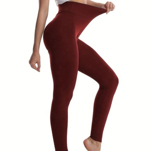 Custom Made Women's Fitness Yoga Leggings Breathable Knitted Fabric Different - Product Image 1