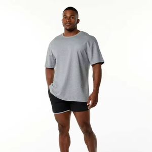 Camiseta CREST WEARS Personalizada para Hombre, Corte Holgado, Hombros Caídos, Estilo Urbano, 100% Algodón, Tejido Grueso - Product Image 4