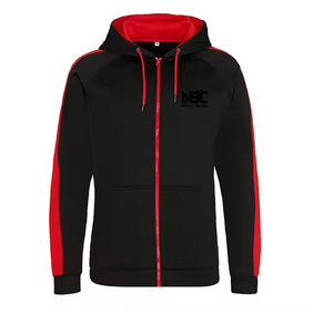 Sudadera con Capucha Unisex de Alta Calidad, Personalizada con Estampado, Cierre de Cremallera, Forro Polar, Diseño Sólido, Transpirable, de Secado Rápido, Corte Holgado - Product Image 2