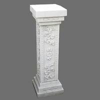 Colonnes en marbre massif sculptées à la main pour la structure extérieure des pavillons et salles, soutien structurel, architecture moderne, projets extérieurs HAYAT