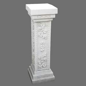 Colonnes en marbre massif sculptées à la main pour la toiture de pavillon, support structurel, architecture moderne, projets extérieurs - Product Image 4