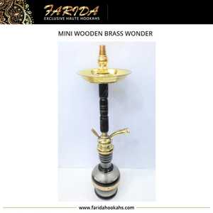 Farida ชุดฮุคคาสุดหรูขนาดเล็กสไตล์อียิปต์อุปกรณ์มอระกู่ทำจากไม้ขายดีที่สุดทำจากทองเหลือง - Product Image 2