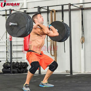 1 paire de genouillères de compression en néoprène premium de 7 mm - Logo couleur personnalisable unisexe pour squats, musculation, entraînement croisé - Product Image 3