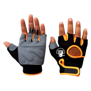 ถุงมือออกกำลังกายแบบครึ่งนิ้ว คุณภาพสูง สำหรับทุกเพศ ผลิตจากหนัง กันน้ำ ระบายอากาศได้ดี เหมาะสำหรับการยกน้ำหนักและกีฬา - Product Image 3