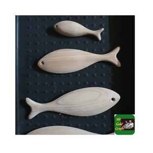 <b>Painted</b> <b>wooden</b> fish ornament carved from plywood decorative fish toy suitable for children room or nautical theme craft design - Product Image 6