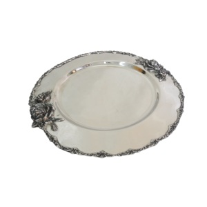 Hôtel Et Restaurant Vaisselle Décoration De Table Fruits Assiette De Service Cuivre Antique Finition Métal Chargeur Plaques - Product Image 4
