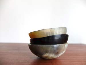 Bol à salade en corne de buffle naturelle de qualité supérieure pour décorer la cuisine de l'Inde - Product Image 6