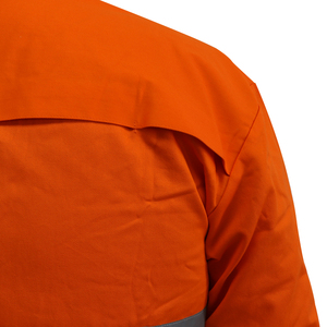 Logotipo personalizado 100% Nylon/Poliéster Alta visibilidad Reflectante Transpirable Impermeable Chaqueta de seguridad de dos piezas Pantalones Ropa de trabajo laboral - Product Image 6