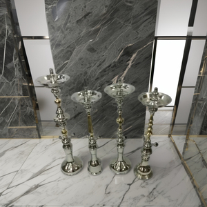 Chichas Farida de Luxe en Acier Inoxydable Type Libre avec Finition Laquée – Kit de Fumée Shisha Haute Efficacité - Product Image 2