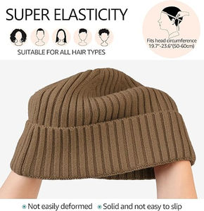 Gorro de punto de invierno ligero Unisex con pompón Sombrero cálido suave elegante y versátil para hombres y mujeres de alta calidad - Product Image 5