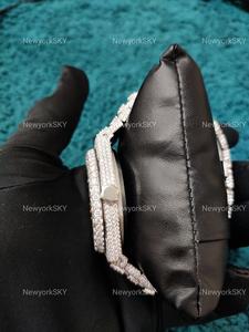 แฟชั่น Unisex นาฬิกาสแตนเลสสตีลความคมชัด VVS Moissanite ประดับเพชรขนาด41มม. สุดหรูราคาดีที่สุด - Product Image 4