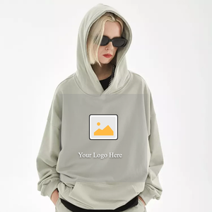 Private Logo Design Plain Men's Hoodies & Sweatshirts Soft Cotton 3D Printing Blank Fleece Hoodies - Product Image 4