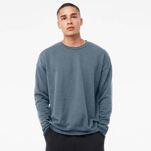 Pull ample en molleton personnalisé de haute qualité, sweat à capuche uni à épaules tombantes, sweat-shirt unisexe - Product Image 4