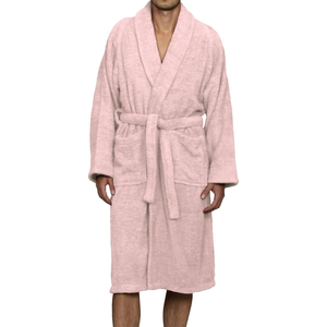 Venta al por mayor de lujo Unisex Terry algodón Albornoz Diseño de logotipo personalizado Easy Dry & Soft Ropa de dormir para hotel y uso en el hogar Combo Pack - Product Image 6