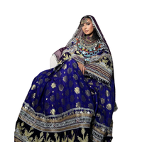 Prix négociable Robes afghanes vintage, best-seller, robe Kuchi en couleurs personnalisées avec décoration en dentelle, en velours.