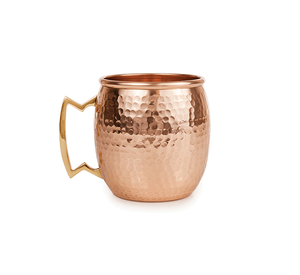 Taza de mula de Moscú martillada de cobre con mango de latón, taza de café de forma personalizada de la más alta calidad de Home Arts - Product Image 1