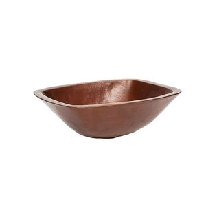 Top Arrivée Rond Évier De Cuisine En Cuivre Martelé À La Main Conception Antique Évier De Cuisine En Cuivre Fini Antique - Product Image 2