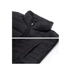 Manufacturer Custom Brand Shiny Puffer Jacket Winter Coat Bubble Coat Unisex Zip up Outdoor <b>Black</b> <b>Windbreaker</b> Jacket Wholesale - Product Image 5