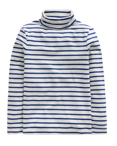 Otoño Invierno Top básico de manga larga de cuello alto para mujer Camiseta a rayas Slim Fit Lady Rib Roll Neck hilado de algodón puro Tee Top - Product Image 4