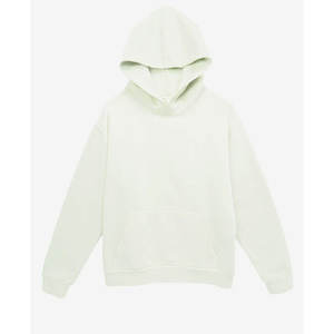 Sudadera con capucha en diseño personalizado Tallas grandes Mezcla de tela Sudadera con capucha Sudadera de gran tamaño Sudadera con capucha de manga larga para mujer - Product Image 4