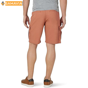 Pantalones cortos deportivos de rendimiento SAMAVIA para hombre, tela elástica ligera, pantalones cortos de entrenamiento que absorben la humedad para uso diario RTS - Product Image 6