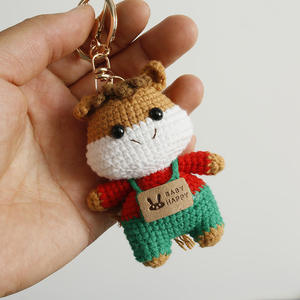 Llavero de Ganchillo Amigurumi Hecho a Mano con Diseño de los Doce Signos del Zodíaco Chino, Juguete Suave de Punto con Diseño de Animales Lindos para Bolsos y Decoración - Product Image 5