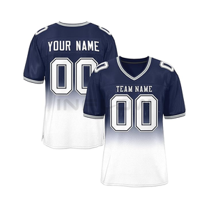 Custom Unisex Plus Size American Football Jersey Short Sleeve Printed Uniform for Clubs and Teams Unisex Wear - Product Image 1