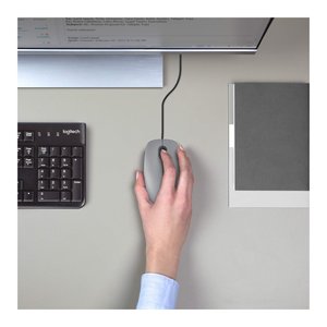 <b>Mouse</b> Consumer M SERIES M110 Silent Wired Grey 910 006760 - Product Image 6