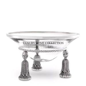 Cuencos de servicio de metal hechos a mano de primera calidad con diseños modernos y elegantes acabados para experiencias gastronómicas de lujo - Product Image 6