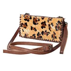 กระเป๋าหนังแบบมีซิปปิดสไตล์โบฮีเมียนลายดอกไม้แบบพรีเมียมจากตะวันตก - Product Image 3