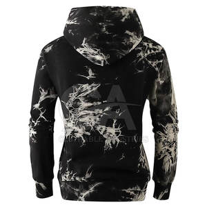 เสื้อฮู้ดมัดย้อมสำหรับผู้ชายเสื้อฮู้ดผ้ามัดย้อมน้ำหนักเบาสำหรับผู้ชาย - Product Image 2