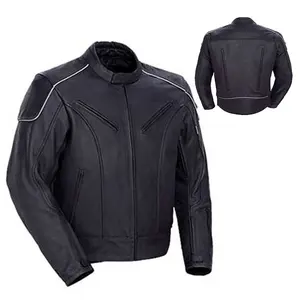 Racing Jacket Motorcycle Motorbike Street Gear Cowhide Leather Jacket with CE Protection Riding Jacket